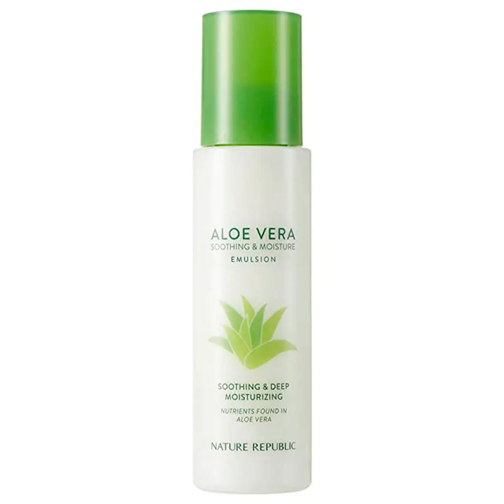 Nature Republic Aloe Vera Soothing and Moisture 90% Emulsion Увлажняющая эмульсия для лица c алоэ вера 155 мл |