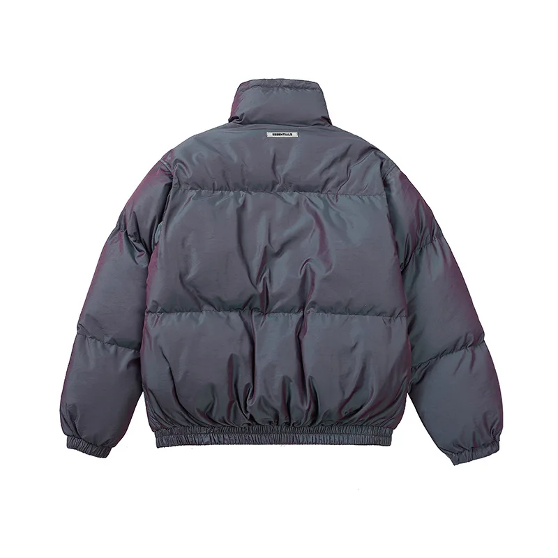 Winter New Thickened Laser Dazzling Reflective High Street Men And Women Models Of Cotton Clothing Hot Sale