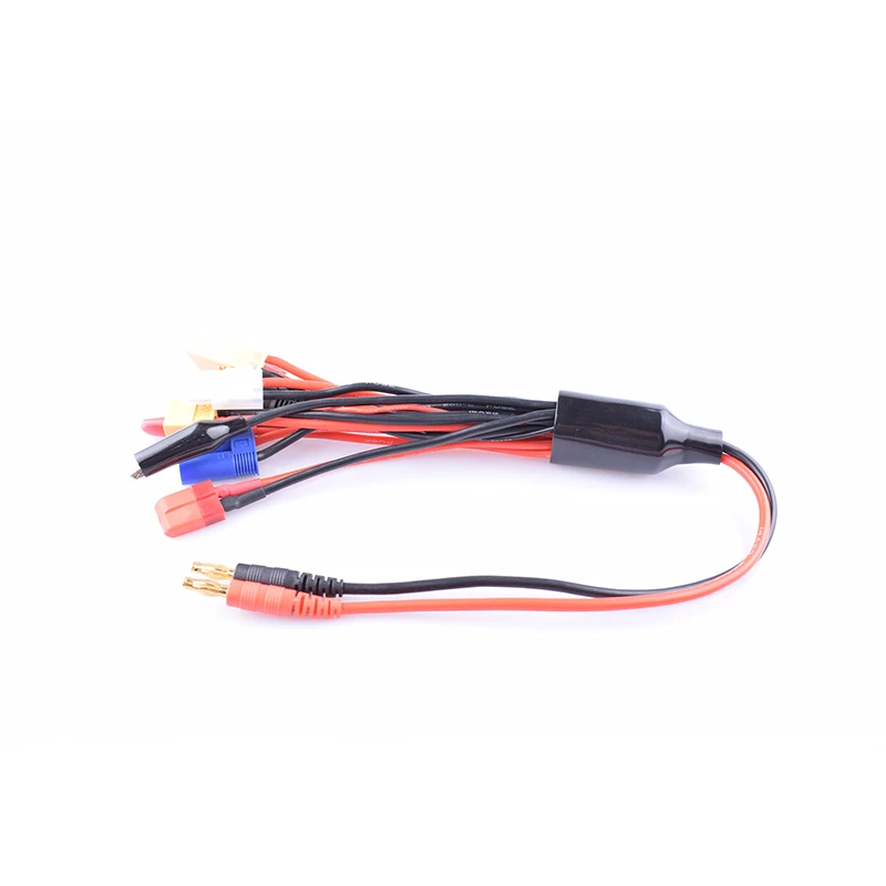 10 в 1 RC Multi Charge кабель 4 0 мм штекер типа банан для XT60 XT90 Deans EC5 Tamiya Mini JST Futaba Croc зажимы
