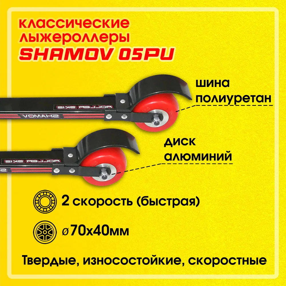 Рисунок 6 - Лыжероллеры классические Shamov