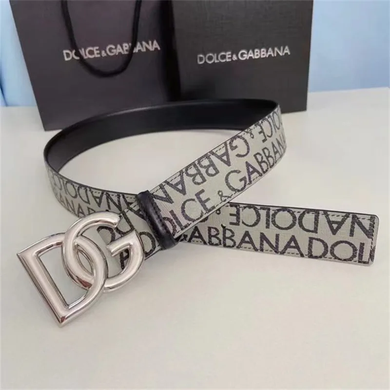 Мужской ремень из натуральной кожи высокого качества In &amp Style Dolce Gabbana Копия 1:1 с