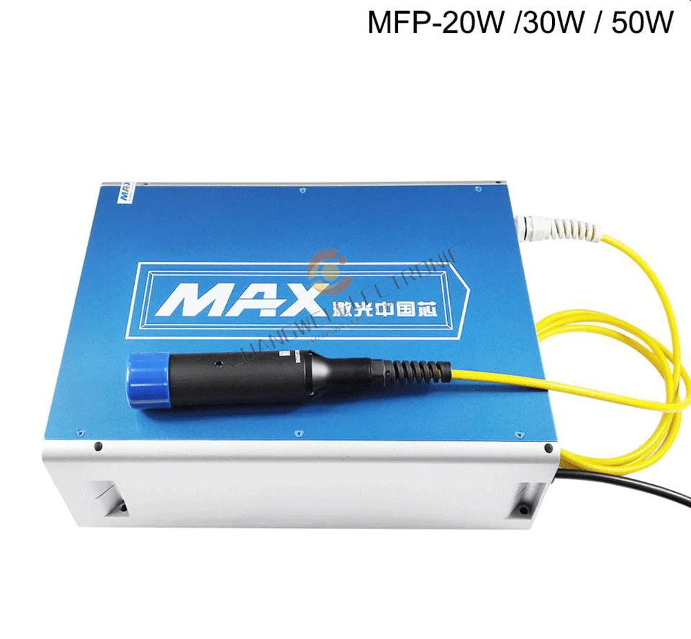 Max Q-switched Pulse Fiber Laser Source 20W/30W/50W wif 1064nm High Quality Laser for DIY Laser Marking Machine