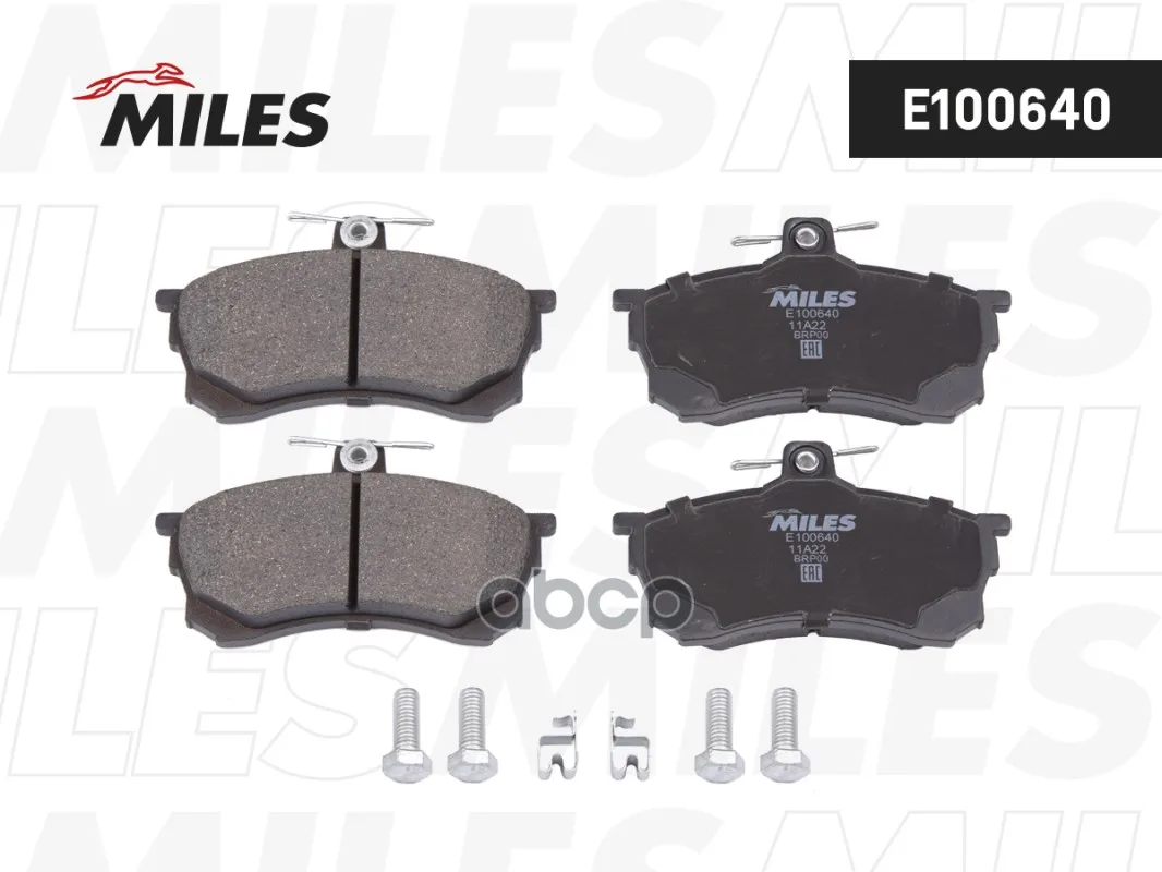 Колодки Тормозные Передние (Смесь Semi-Metallic) Mitsubishi Carisma 1.6-1.9D 95-06 (Trw Gdb1197) E100640 Miles арт.