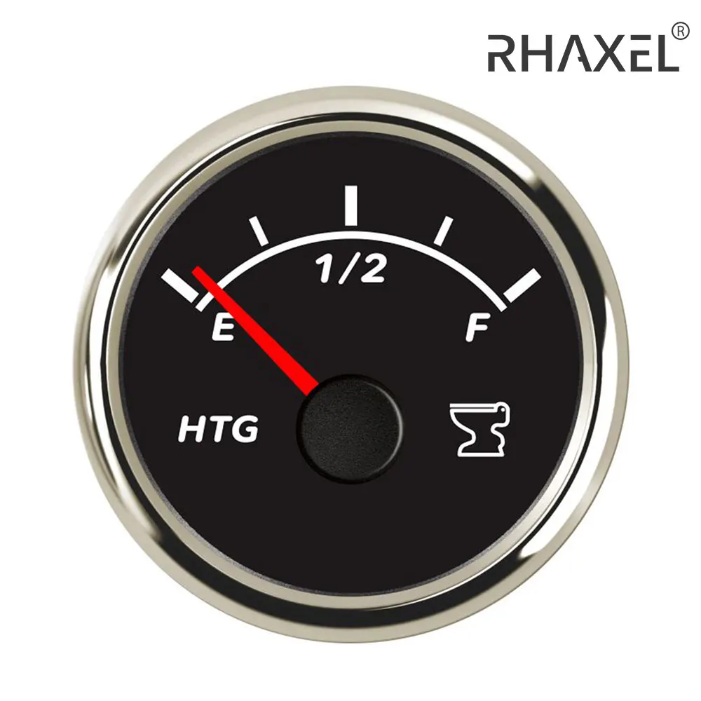 

RHAXEL Holding Tank Level Gauge 0-190ohm 240-33ohm with Backlight 52mm 9-32V for Auto Car Yachts Motorcycle Trucks