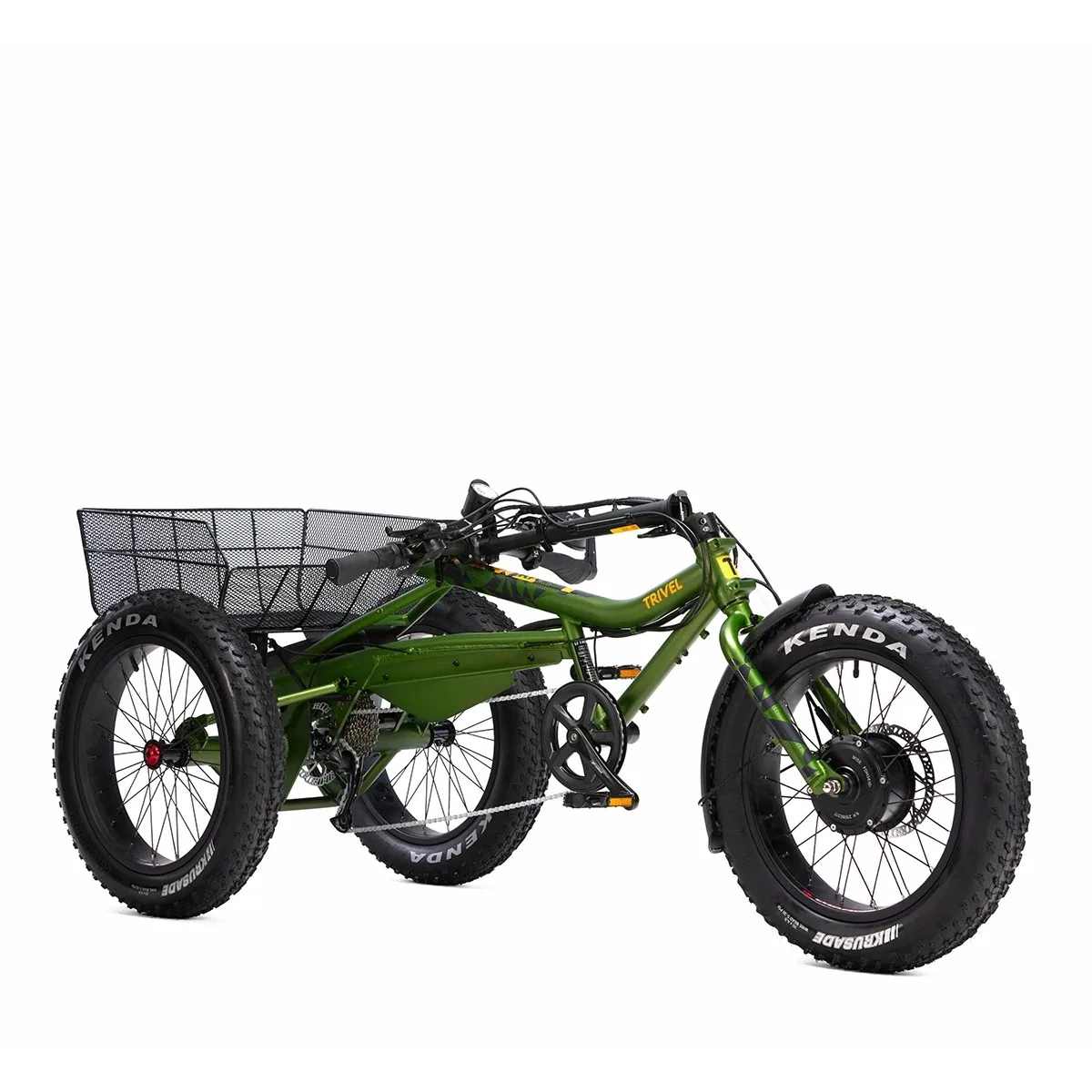 Электрический трехколесный велосипед 20 дюймов многофункциональный для длинных