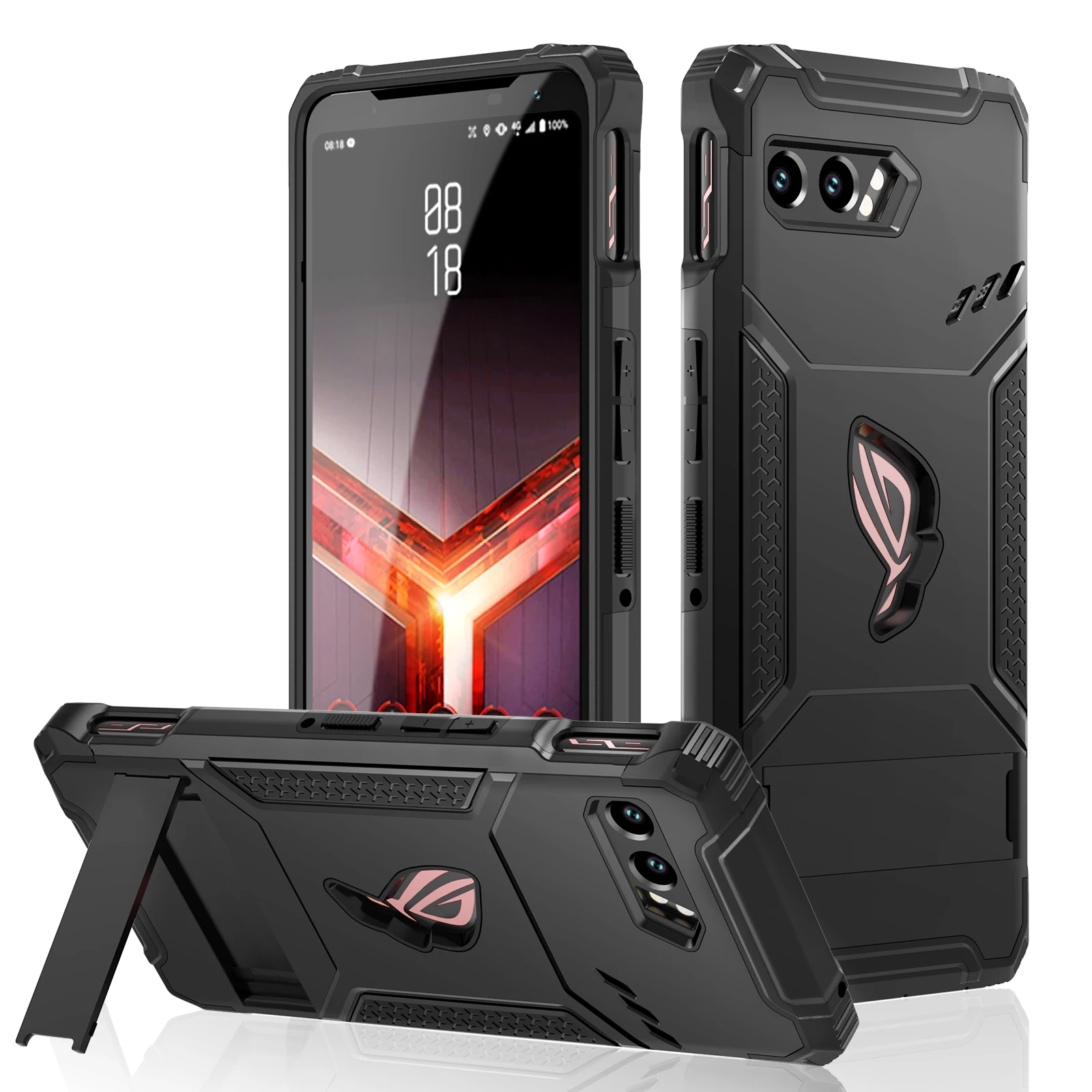 ZSHOW армированный чехол для ASUS ROG Phone 2 ZS660KL Air Trigger совместим с Противопылевой