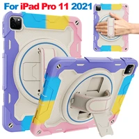 cover for ipad pro 11 heavy duty case for ipad air 5 2022 air 4 10 9 inch hand held shock proof cover full body handle kids case