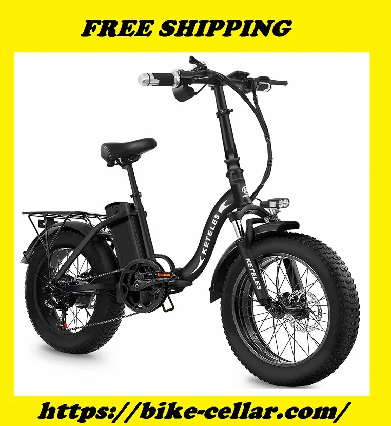 

KETELES Electric Bike 20 Inch City Bicycle 1000W Snow Adult E-bike 48V18Ah 120KM KF9