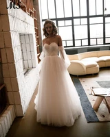 ms wedding dress sequin sweetheart off the shoulder puff sleeves robe de mariee women bride gowns 2022 custom made plus size