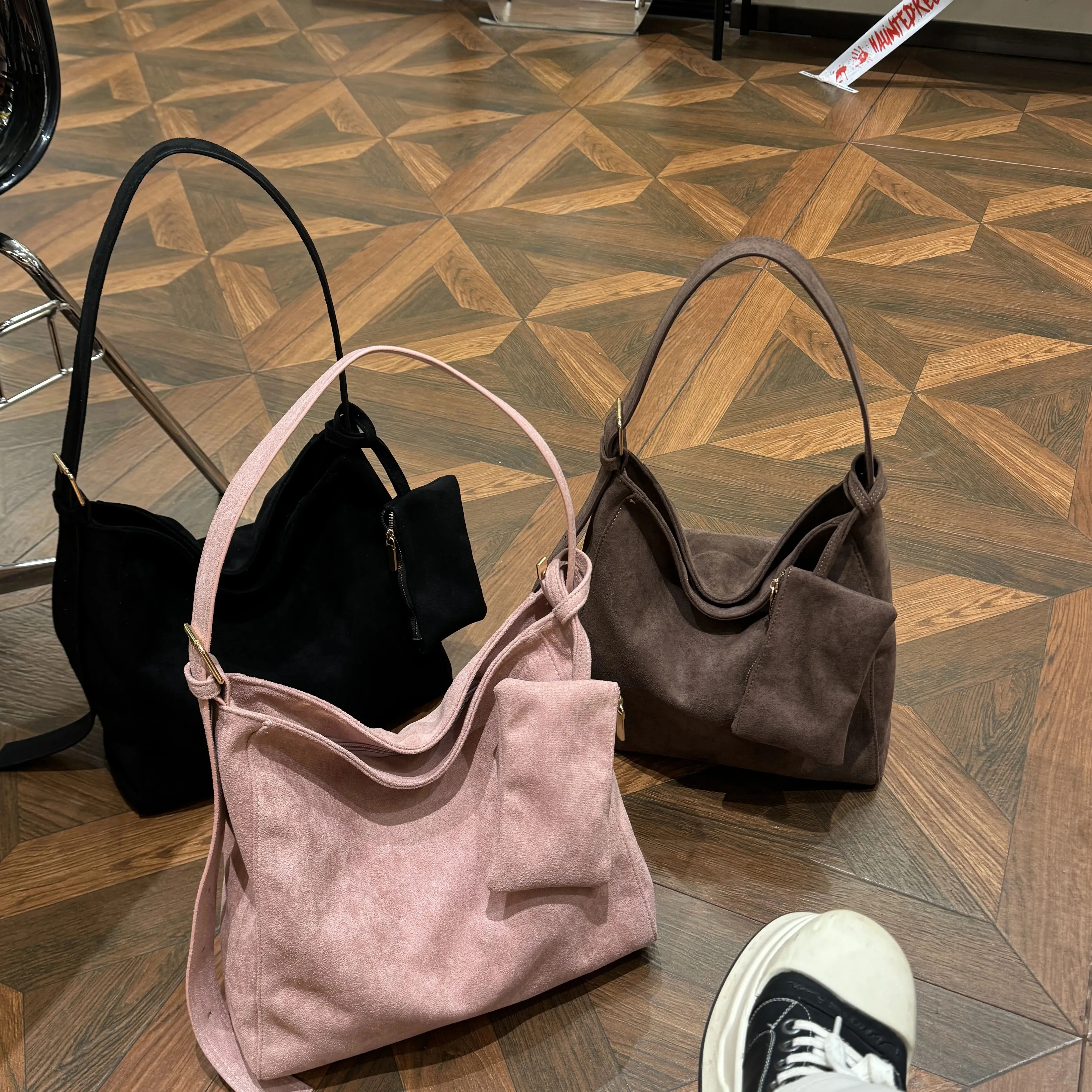 Матовая квадратная сумка через плечо из искусственной замши сумки женские