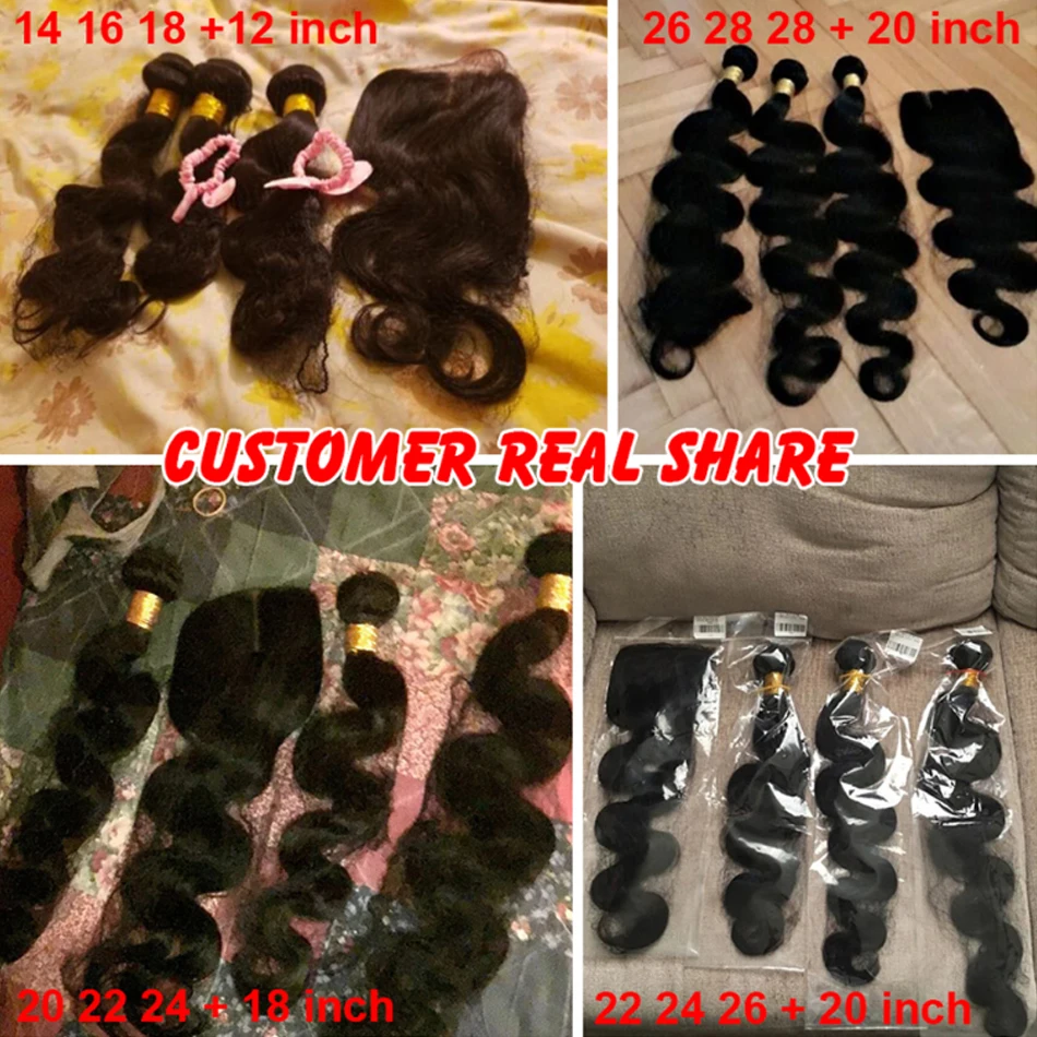 12 А волнистые пучки с застежкой 100 человеческие волосы перуанские Необработанные