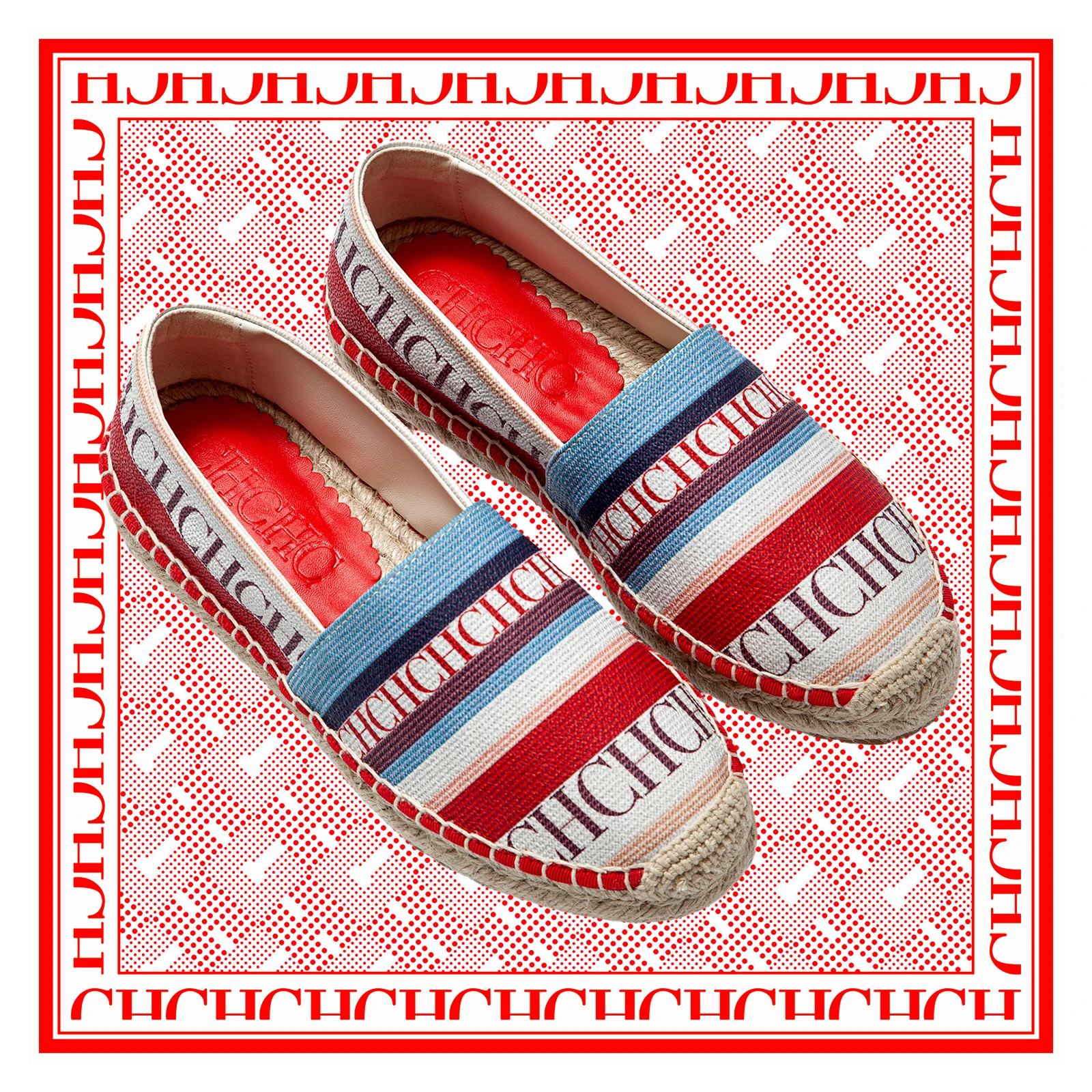 CHHC Женские Эспадрильи На Плоской Подошве Удобная Повседневная Парусиновая Обувь