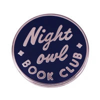 late night person book club fan television brooches badge for bag lapel pin buckle jewelry gift for friends