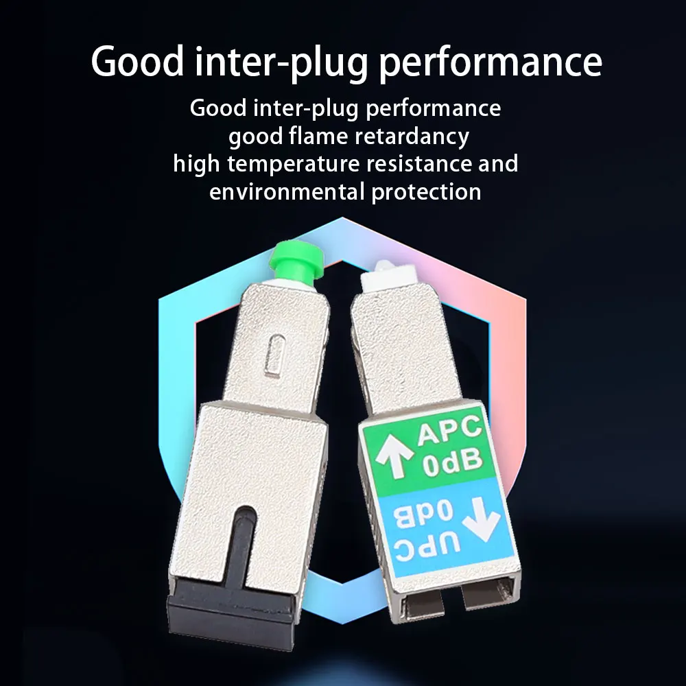 SC/UPC Male-SC/APC Female Fiber Hybrid Adapter 9/125 Singlemode  Fiber Equiment Connector Fiber Optical Converter OPM VFL Adapte