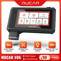 mucar vo6 obd2 scanner for car full system ecu coding active test brake system automotive tools diagnostic scanner free update