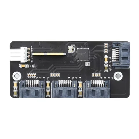 Модуль Raspberry Pi 4 CM4 Pcie на SATA PCI-E на четырехполосную карту SATA3.0 с высокоскоростной платой расширения SATA 6 Гбит/с