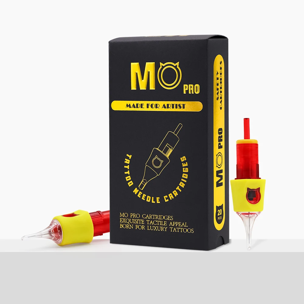 #12RS/0 35 мм и 10RS/0 30 круглый шейдер Mo Pro картридж для татуировок 20 шт. одноразовый