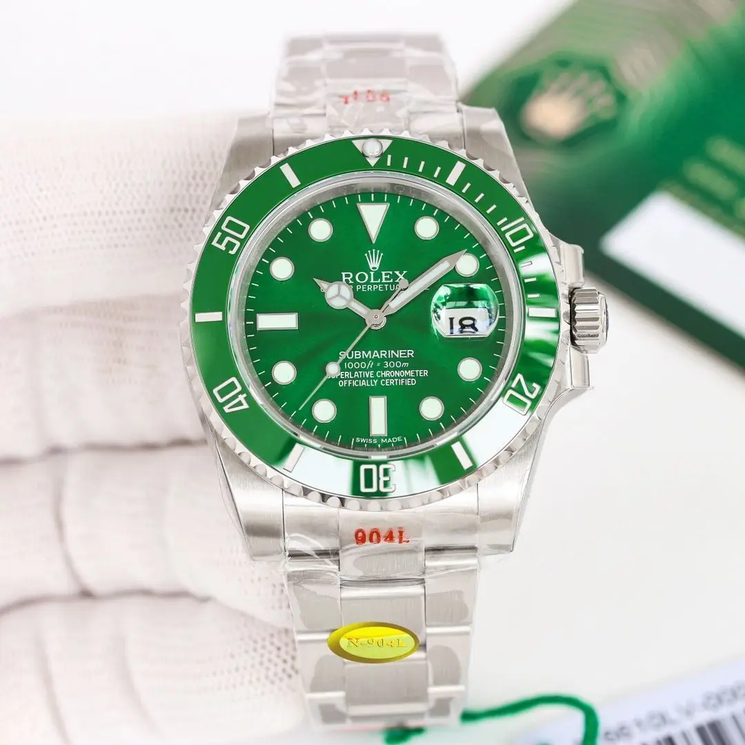 Часы Rolex со стальной лентой диаметром 40 мм
