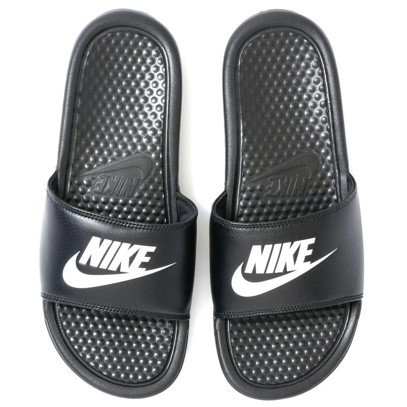 100% оригинальные тапочки унисекс Nike Benassi Jdi — черный 343880-090