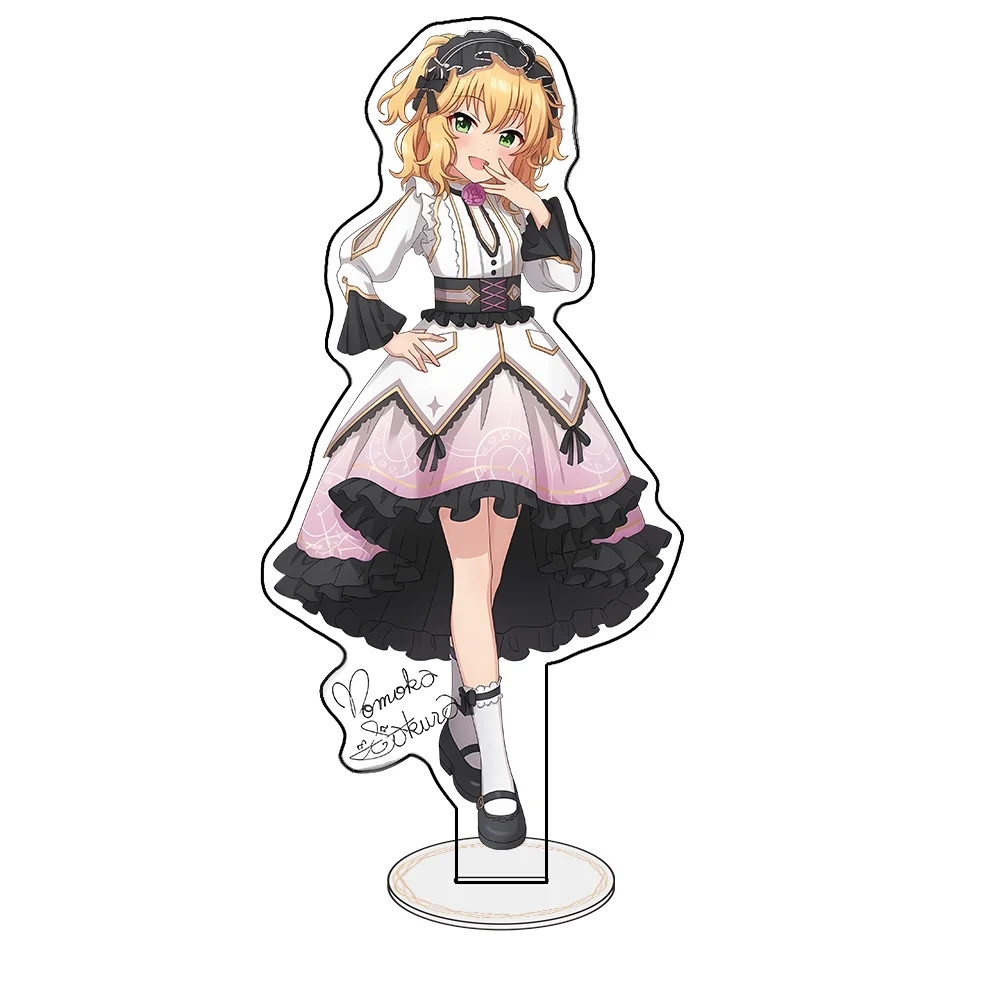 Фото Акриловая фигурка-стенд Idolmaster Cinderella Girls: Момока Сакурай, аниме-модель, милая настольная декоративная фигурка, подарок для фанатов, брелок №2
