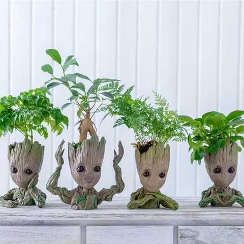 Декоративная ваза MINISO пластиковая Galaxy Guard Treeman
