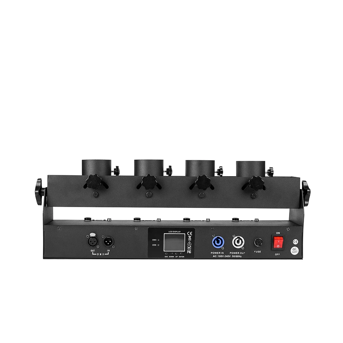 

Ship from Spain Four Heads cheap Spray Confetti Machine Electric Rainbow Machine Electric Confetti Party Event Confetti Machine