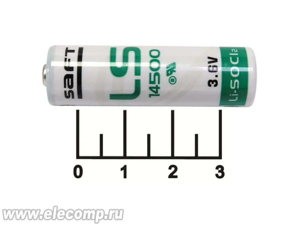 Литиевый элемент AA 3.6V 2.25A LS14500 STD