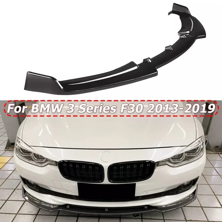 Фото Разветвитель переднего бампера в стиле хамэнн для BMW 5 серии M tech E60 2003-2010, диффузор для губ, комплект спойлера №2