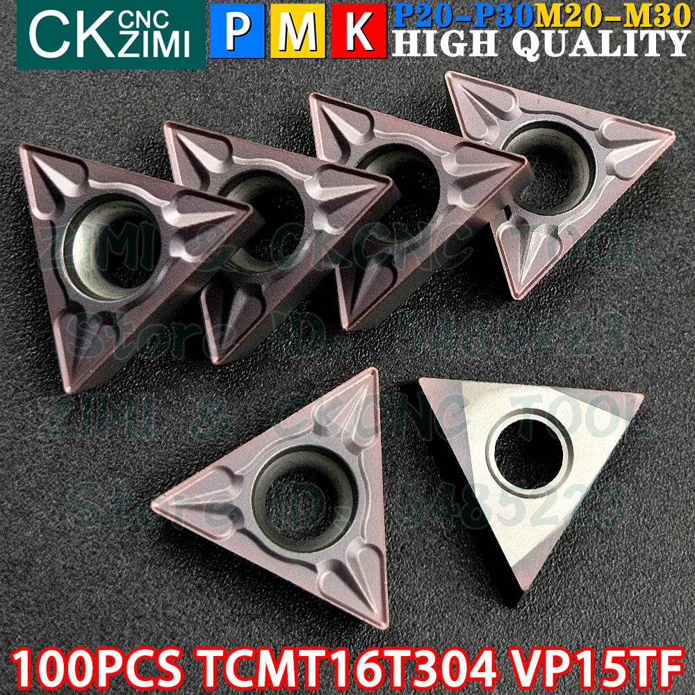 

TCMT16T304 VP15TF TCMT 16T304 VP15TF Carbide Inserts External Turning Inserts Tools TCMT CNC Mechanical Metal Lathe Cutting Tool