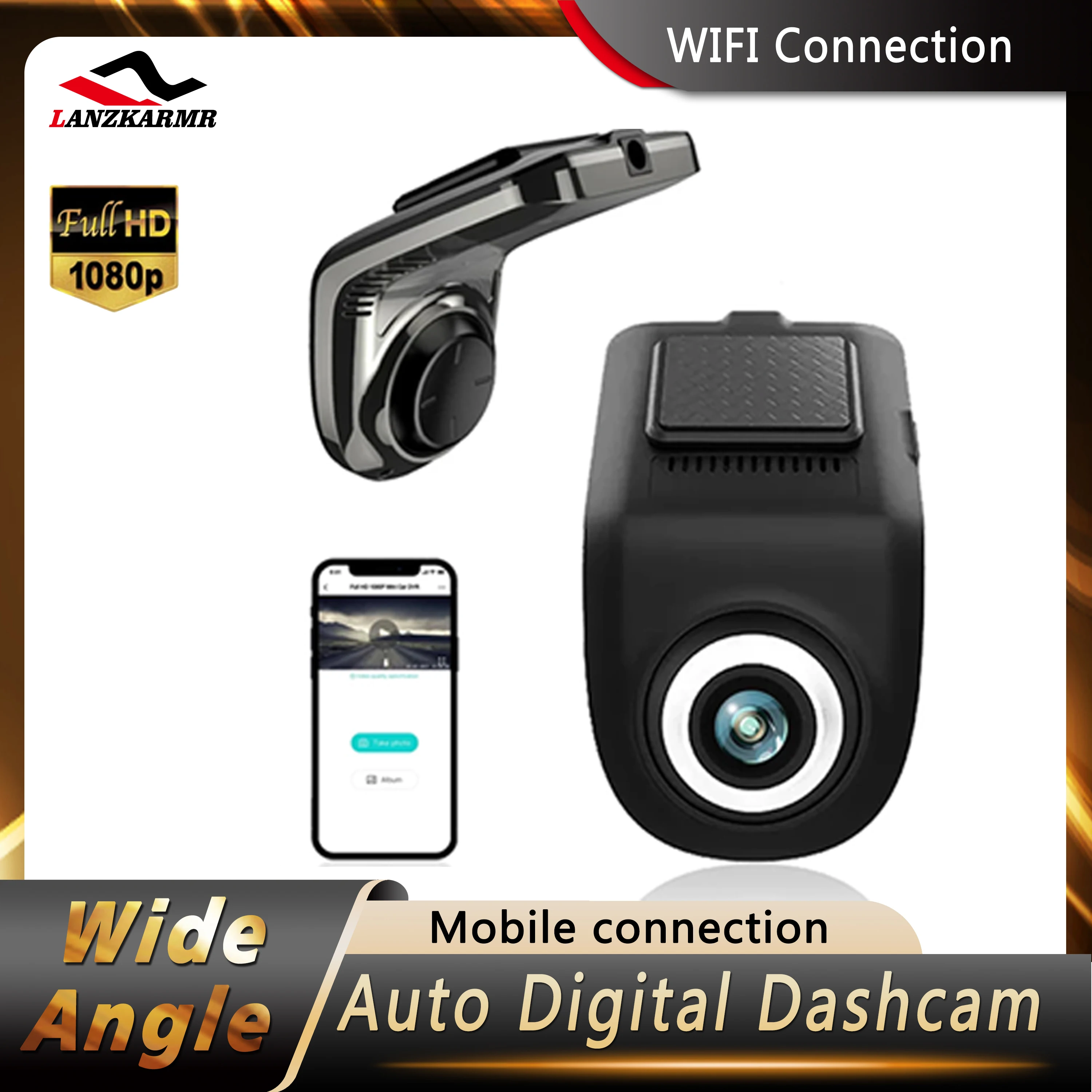 

Dashcam Video Recorder HD 1080P Mini Camera ADAS Car DVR Auto Digital Dash Cam For Android Radio G-Sensor USB Registrator
