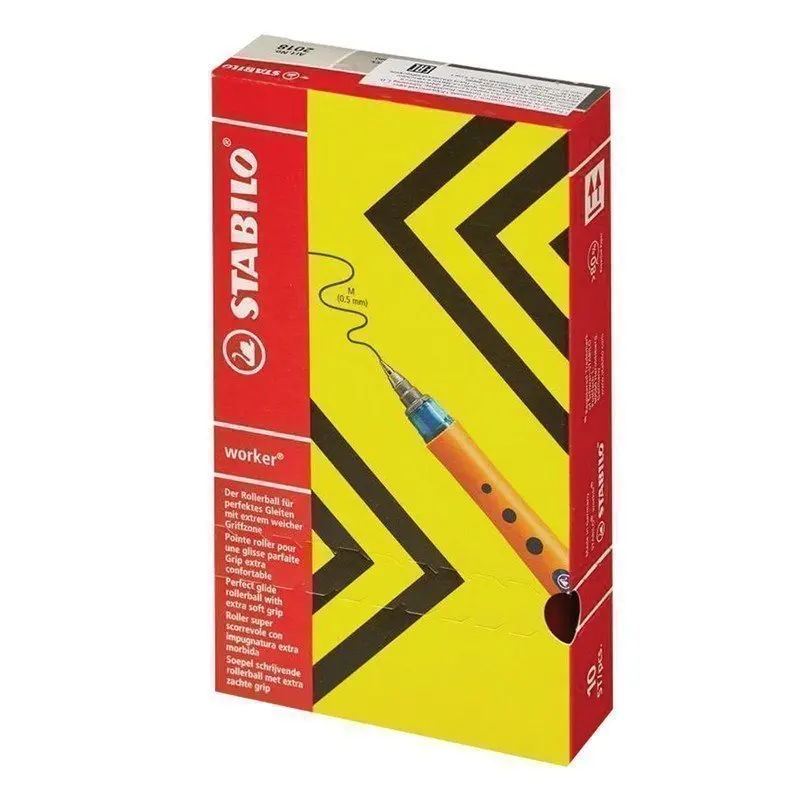 Stabilo roller pen &quotworker" blue orange body &quotsoft-touch" 0 7mm knot letter line 5mm 2018/41 | Stationery Set