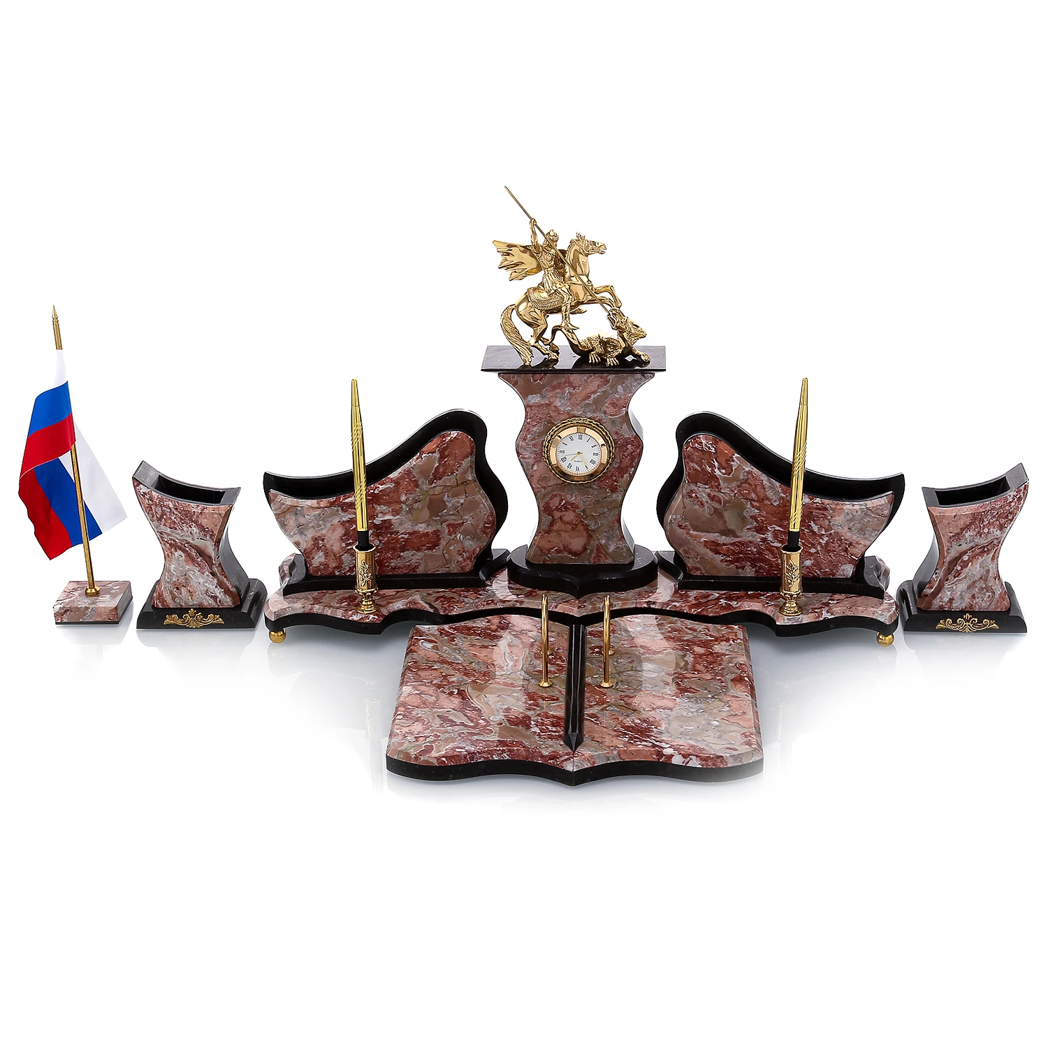 Письменный набор из натурального