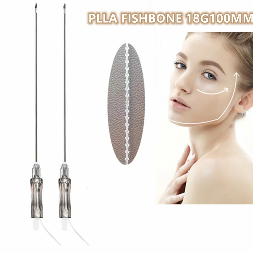 

Лидер продаж 2022, Корея, сертификация Ce, рыболовная кость King Lift PLLA 18G100mm для подтяжки лица, щек, шеи