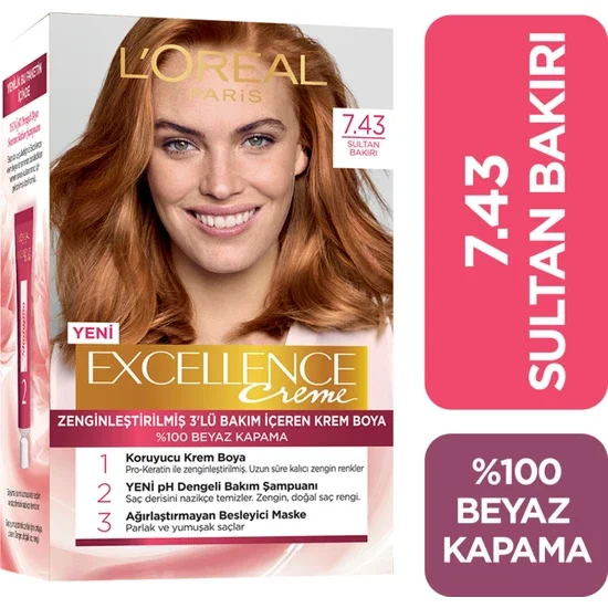 

L'Oréal Paris Excellence Intense SaPaint 7.43 Sultan Copper