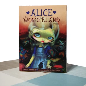 Alice The Wonderland Divination Oracle Cards Deck and Guidbook