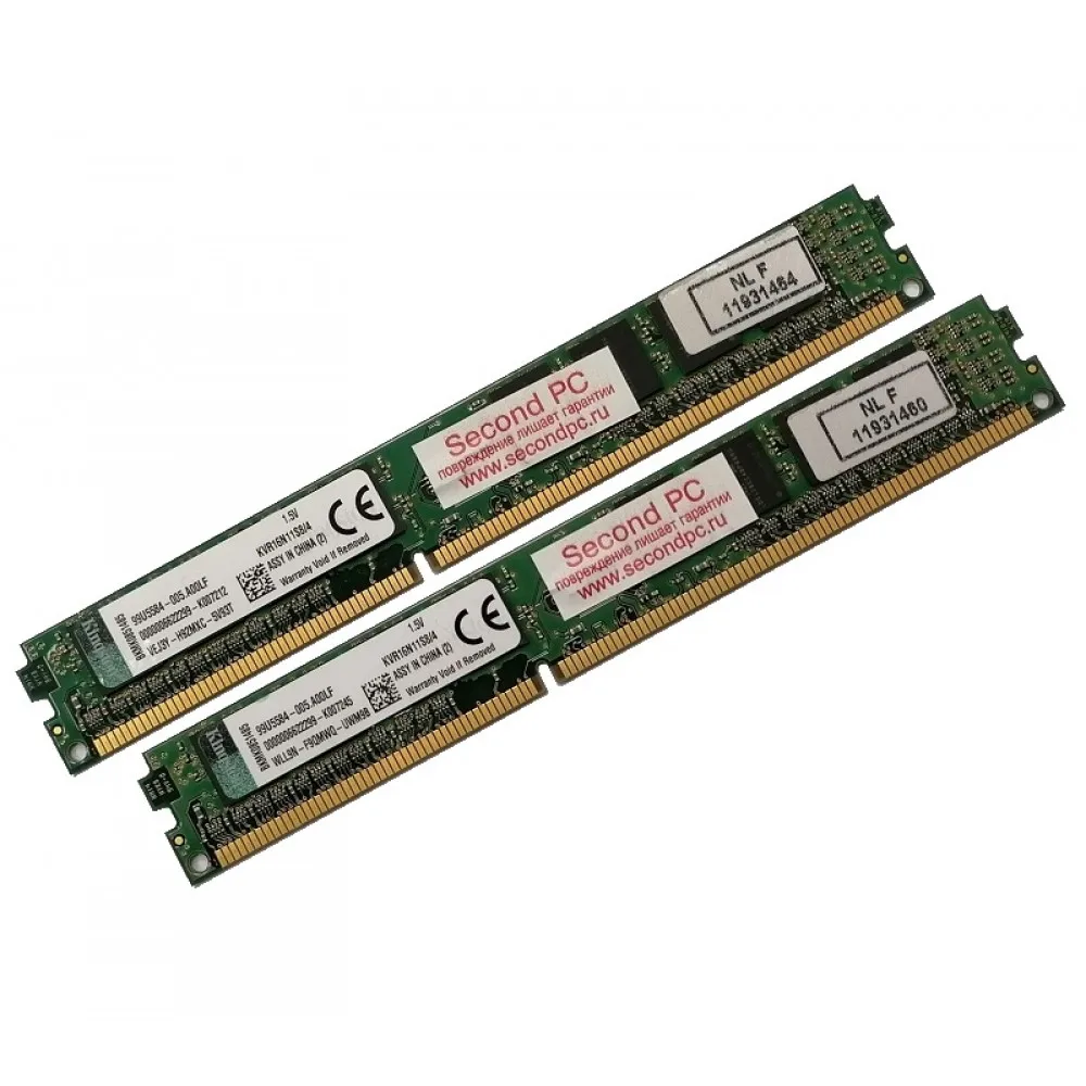 ОЗУ Dimm 8Gb PC3-12800(1600)DDR3 Kingston KVR16N11S8/4 (Kit 2x4Gb)
