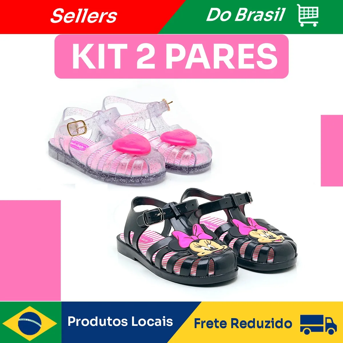 

KIT SANDALIA CHILD GIRL KIDS BABY SANDALINHA SUPER PROMOTION OFFER