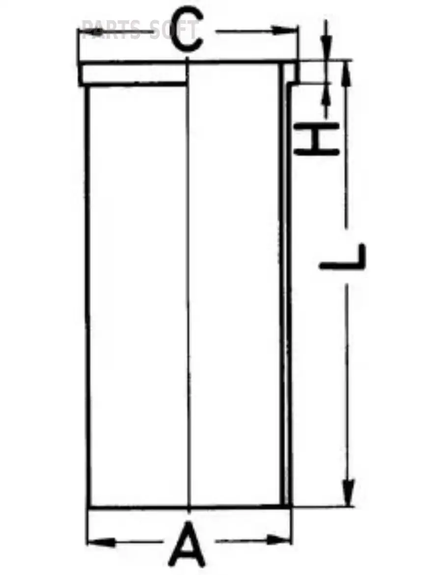 KOLBENSCHMIDT 88853110 Гильза цилиндра двигателя (гильза ик 121мм D2156) |