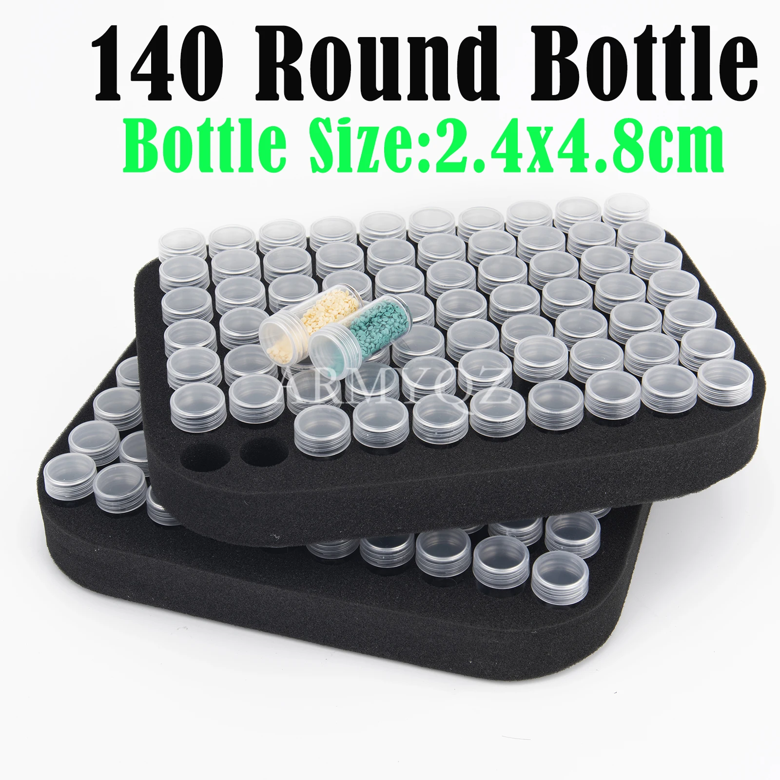 Двухслойный контейнер на 140 бутылок для алмазной живописи аксессуары сумка