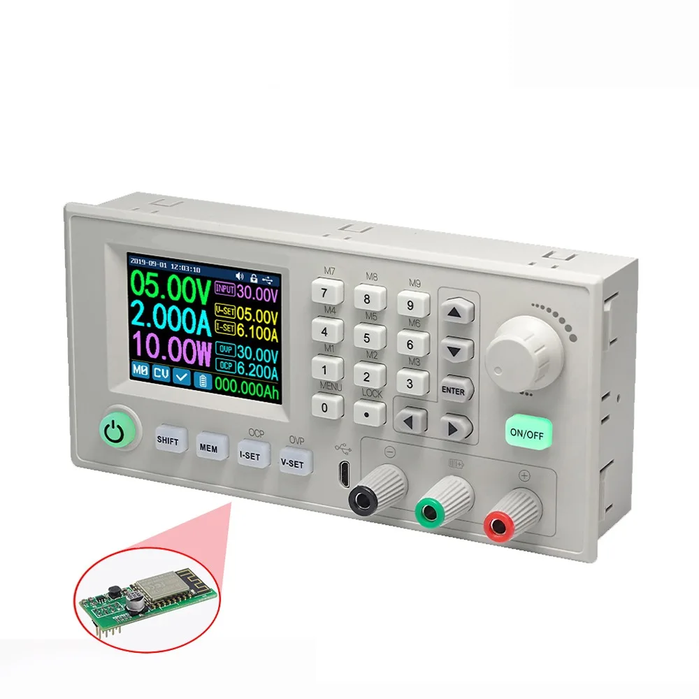 

RD6006W/RD6012-W 60V 5A/60V 12A Power Supplys Current Step-down Power Supply Module Buck Voltage Converter Voltmeter