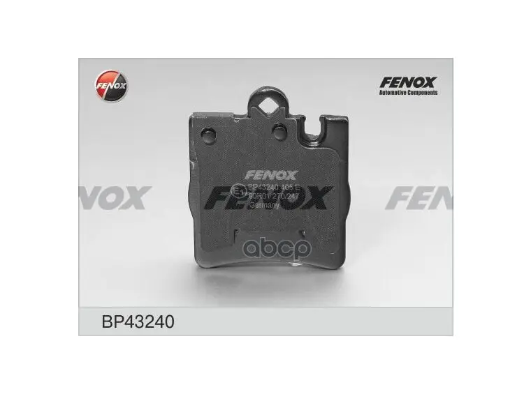 Bp43240_колодки Дисковые Задние! Mb W203 3.2 01 FENOX арт. BP43240 |