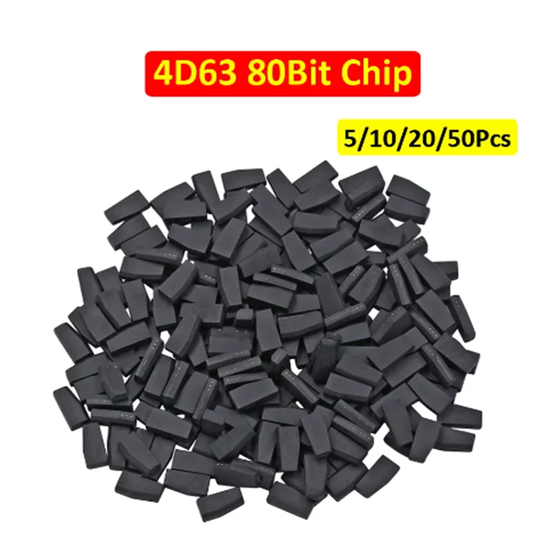 

5/10/20/50Pcs 4D63 80Bit ID83 Transponder Blank Car Key Chip ID4D63 63 Chip for Ford Focus Edge for Mazda 2 3 for Mecury