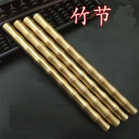 luxury brass ballpoint pen bamboo body signature rollerball pen decompress school students office metal stationery gifts