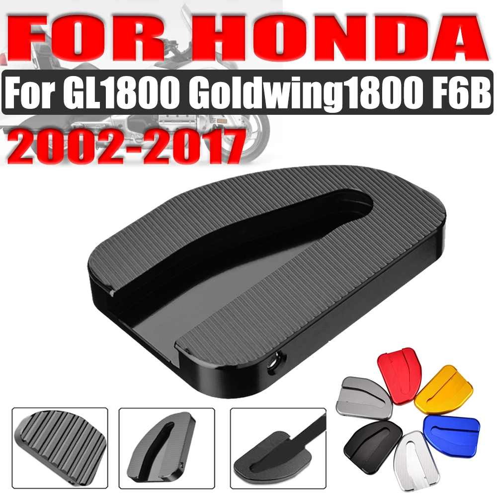 

Motorcycles Kickstand Foot Side Stand Extension Pad Support Plate For HONDA GoldWing 1800 GL1800 F6B 2002 - 2017 Accessories