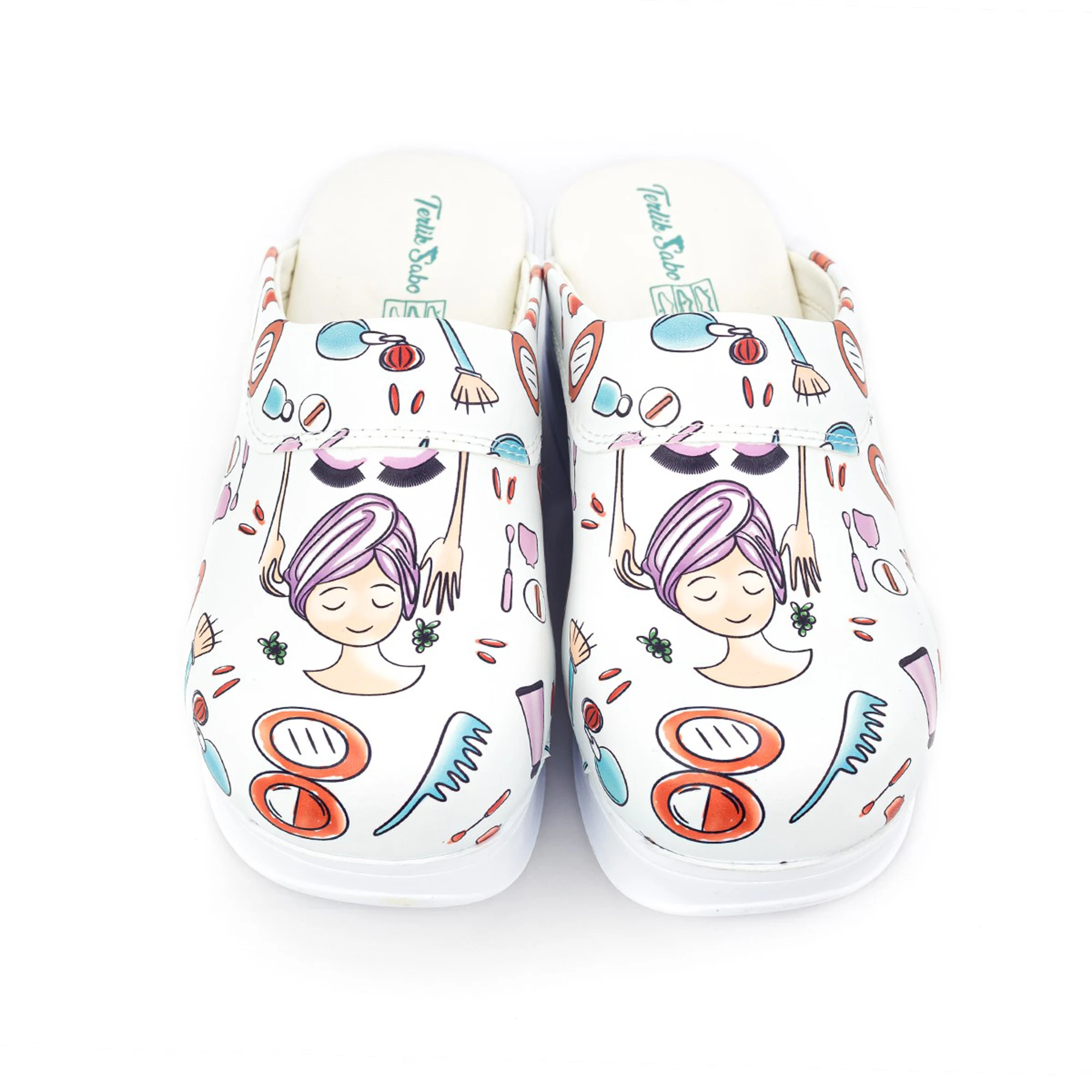 

Beautician should Themed Sabo Non-Slip Sole Unisex Nurse Dentist Doctor Women Hospital Garden House İndoor Outdoor Slippers Clogs