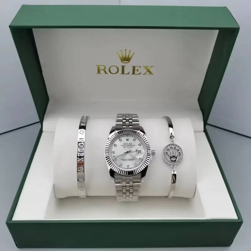 Rolex стиль часы мода простой ретро роскошь отдых элегантность мужчины и женщины