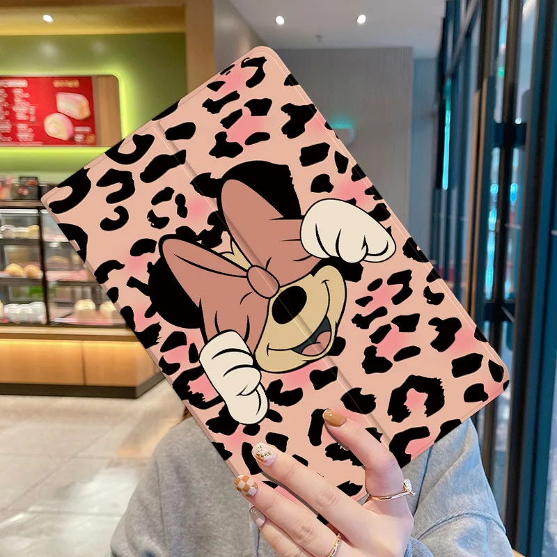 

Disney Minnie Cover for 2019 IPad Case 7/8/9th Generation for 2021 11 5/6th Air 2/3 10.5 Mini 4 5 6 2020 Pro 11 Protective Shell