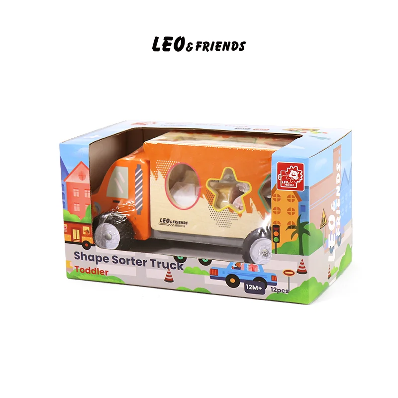 Деревянный Самосвал Scientkidz С 9 Красочными Фигурками И 2 Игровыми