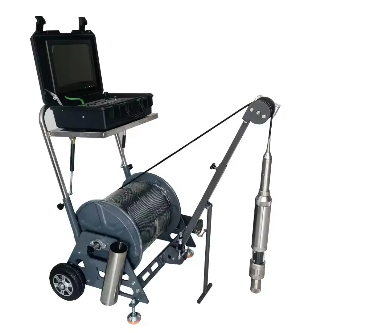 Электрическая лебедка для записи видео подземная нефтяная колодязь