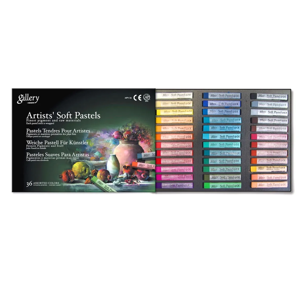 Pastel dry mungyo Gallery soft square 36 colors |